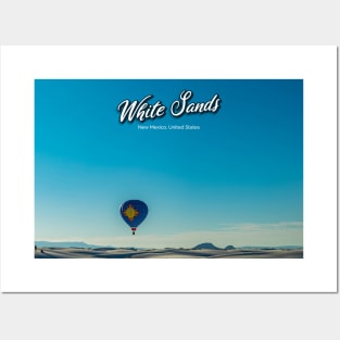 White Sands Hot Air Balloon Invitational Posters and Art